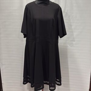 Calvin Klein little black dress, with zipper, Size 22W